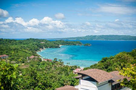 A view of Boracay island with speciesの写真素材