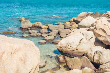 Hon Chong cape, Garden stone, popular tourist destinations at Nha Trang. Vietnam. Asia Travel...