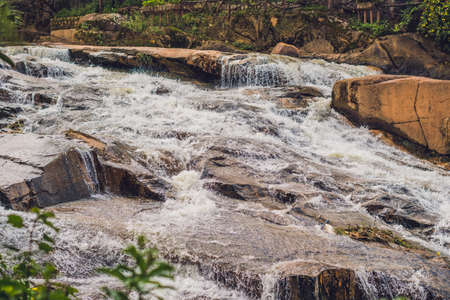 Beautiful Camly waterfall In Da Lat city,の写真素材