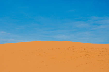 The Red Desert in Vietnam at dawn. Looks like cold desert on Mars.