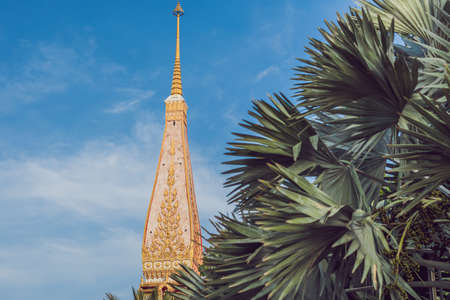 Wat Chalong is the most important temple of Phuket.の写真素材