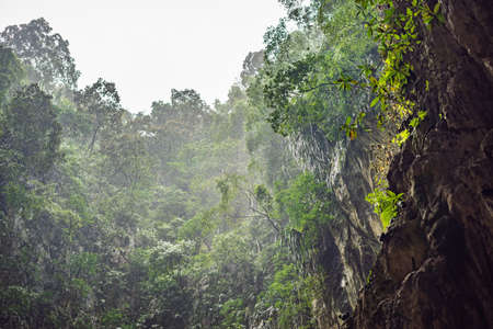 View in the Batu Caves, near Kuala Lumpur, Malaysia.の写真素材