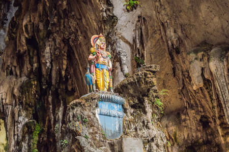 View in the Batu Caves, near Kuala Lumpur, Malaysia.の写真素材