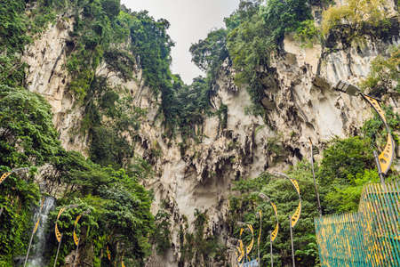 View in the Batu Caves, near Kuala Lumpur, Malaysia.の写真素材