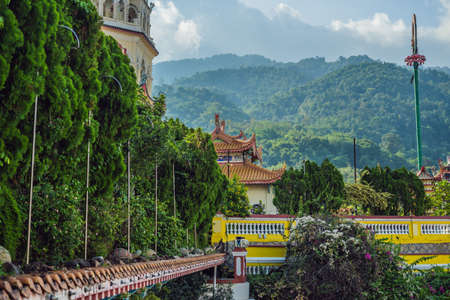 Buddhist temple Kek Lok Si in Penang, Malaysia, Georgetown.の写真素材