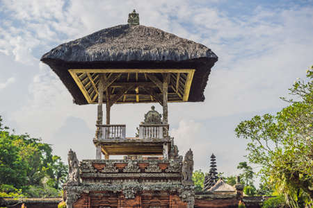 Traditional balinese hindu Temple Taman Ayun in Mengwi. Bali, Indonesiaの写真素材