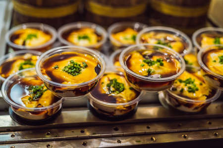 Street food, night market Vanfudzin at nightの写真素材