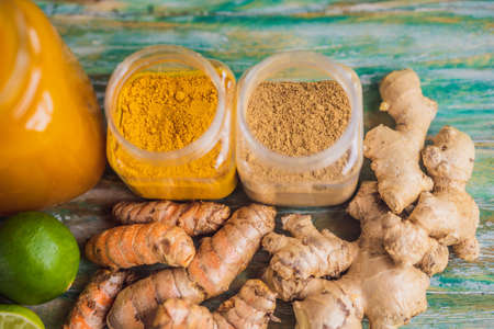 Drink Jamu. Indonesian traditional drink in baliの写真素材