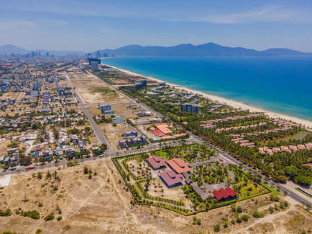Coronavirus outbreak concept. Da Nang, Vietnam during a new wave of coronavirus in Vietnam due to illegalの写真素材