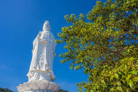 Chua Linh Ung Bai But Temple, Lady Buddha Temple in Da Nang, Vietnamの写真素材