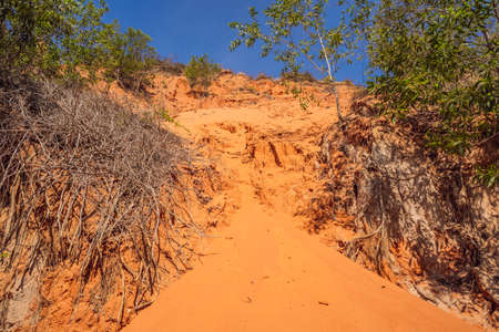 Fairy stream among the red dunes, Muine, Vietnam