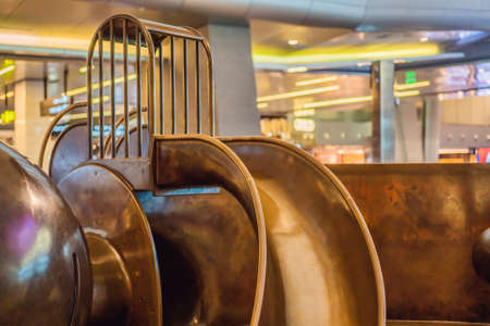 31.05.2021, Doha, Qatar: Children playground at the new Hamad International Airport in Dohaのeditorial素材