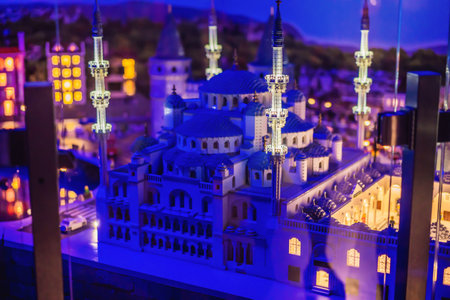24.08.22 Istanbul, Turkey: Turkish sights made from Legoのeditorial素材