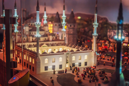 24.08.22 Istanbul, Turkey: Turkish sights made from Legoのeditorial素材