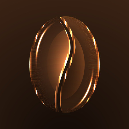 Background of coffee bean. Vector for design.のイラスト素材