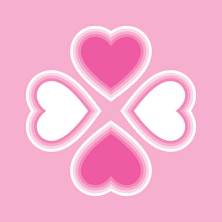 valentine's day designのイラスト素材