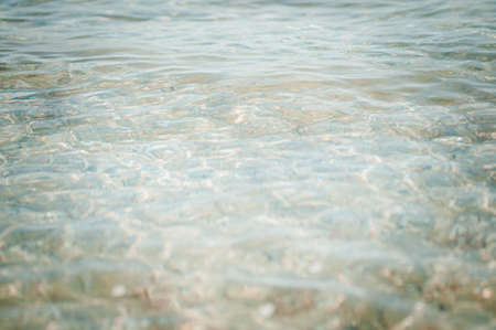 View through the sea water