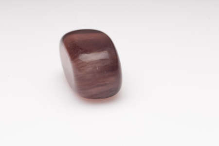 Natural fluorite on a white backgroundの写真素材