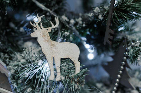 Christmas xmas and New Year holidays the decoration