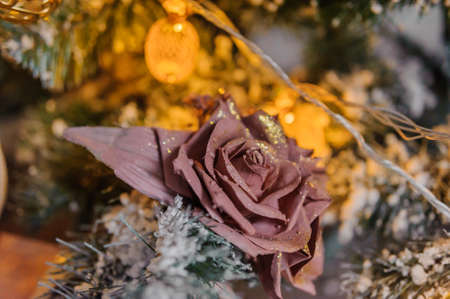 Christmas xmas and New Year holidays the decorationの写真素材