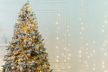 Christmas xmas and New Year holidays decoration on the christmas tree