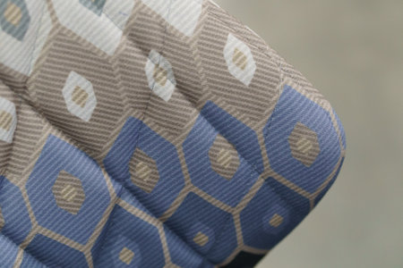 Blue gray fabric background. Gray fabric for furniture