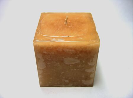 light brown square candleの写真素材