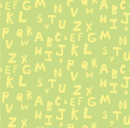 english alphabet vector color patternのイラスト素材