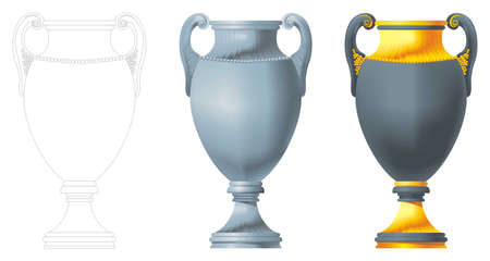 Vase for registration of housesのイラスト素材