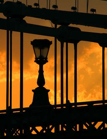 Twilight in the cityの写真素材