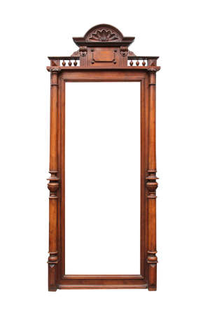 Picture frame with a decorative pattern.の写真素材