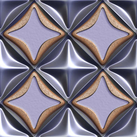 3d seamless tileable decorative background pattern.