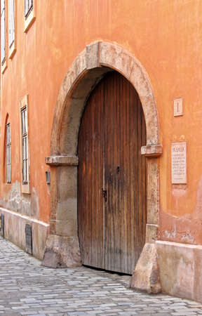 Hungary, Budapest, Hill Gothic gate closed.のeditorial素材