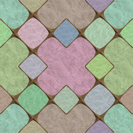 3D effect seamless background, wallpaper decoration pattern.