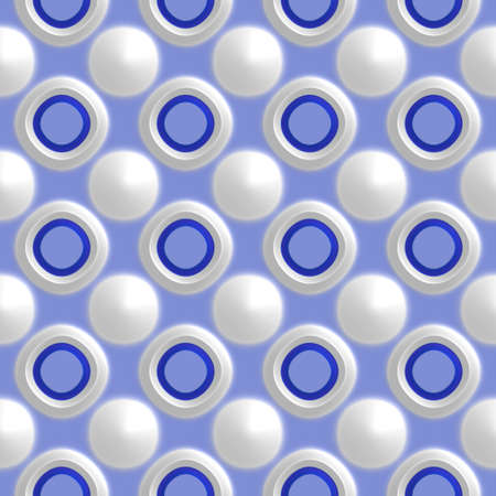 3D effect seamless background, blue wallpaper decoration pattern.の写真素材
