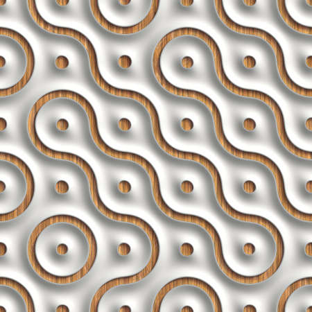 3D effect seamless background, wallpaper decoration pattern.
