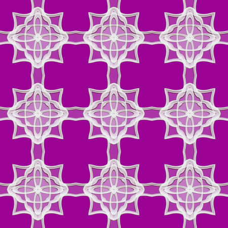 3D effect seamless pink lace background, wallpaper decoration pattern.