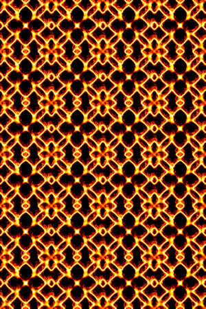 Seamless abstract fiery textured decoration background pattern.