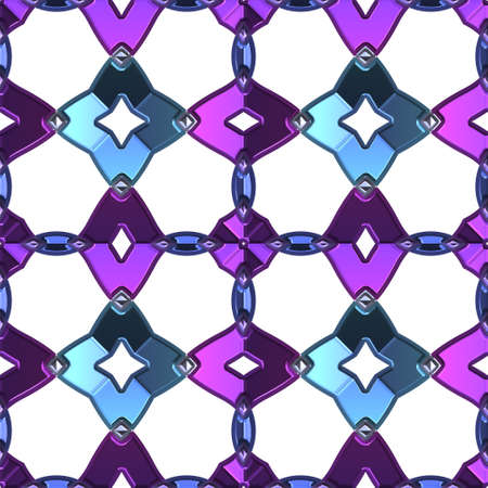 3d effect seamless background wallpaper metal tiled pattern.