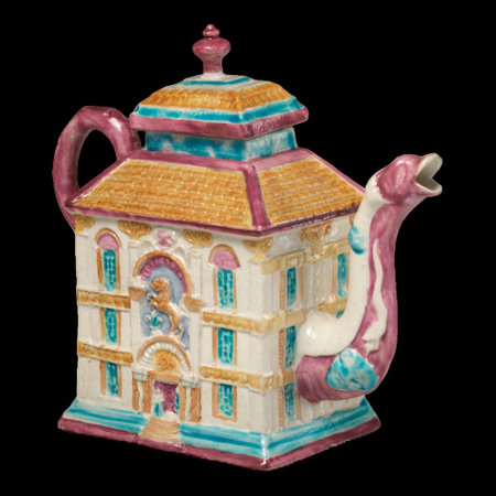 antique vintage teapot isolated backgroundの写真素材