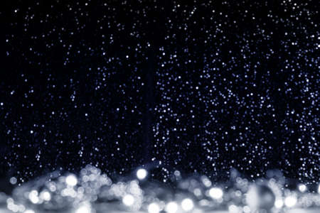 New Year or Christmas background with beautifully blurred bokeh
