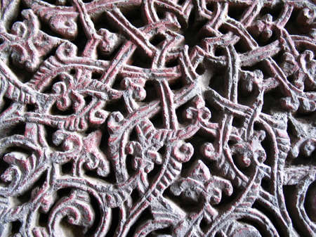 medieval armenian ornament の写真素材