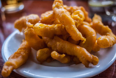Typical basque appetizer in plate