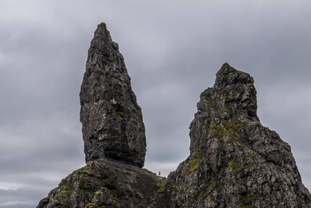 The Old Man of Storr, Skye, in Scotlandの写真素材