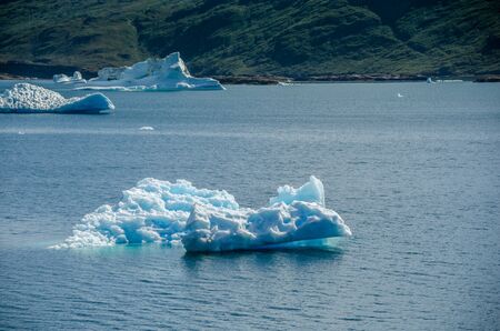 Small icebergs in a sunny day.の写真素材