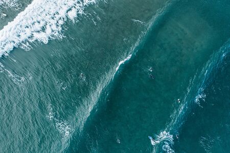 Surf and waves in the coast of Deba, in Basque Country