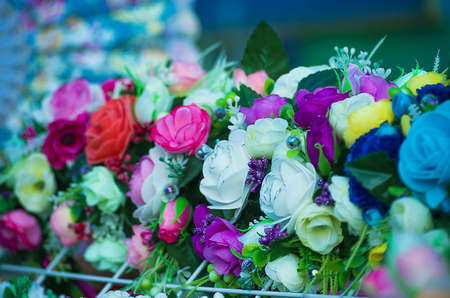 Beautiful jewelry girls hair flowersの写真素材