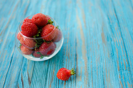 Sweet delicious berries for dessert in summer