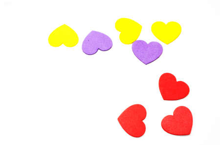 Stickers on a white background for the textの写真素材