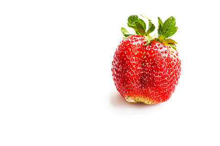 Sweet delicious berries for dessert in summerの写真素材